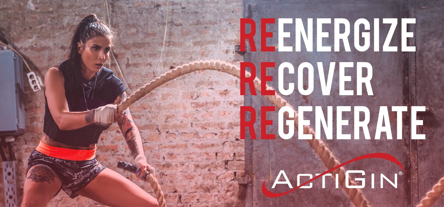 ActiGin for Energy, Recovery, and New Muscle Cells